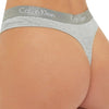 Load image into Gallery viewer, Calvin-Klein-Women-Cotton-Thong-Grey