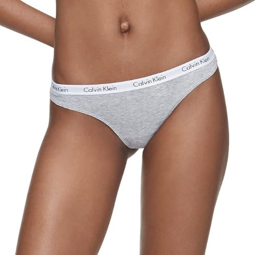Calvin-Klein-Women`s-Underwear-Thong-Grey