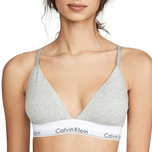 Calvin Klein Women s Modern Cotton Lightly Lined Triangle Wireless Bra HiProShop