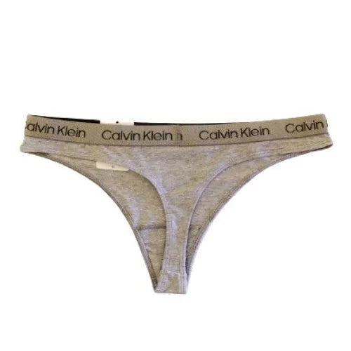 Calvin-Klein-Women-Cotton-Thong-Grey